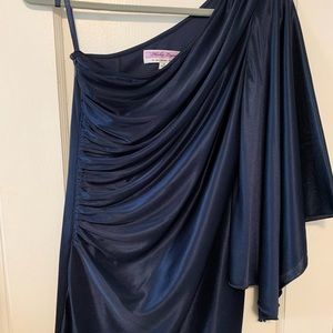 Hailey Logan by Adrianna Papell 1 shoulder mini dress.